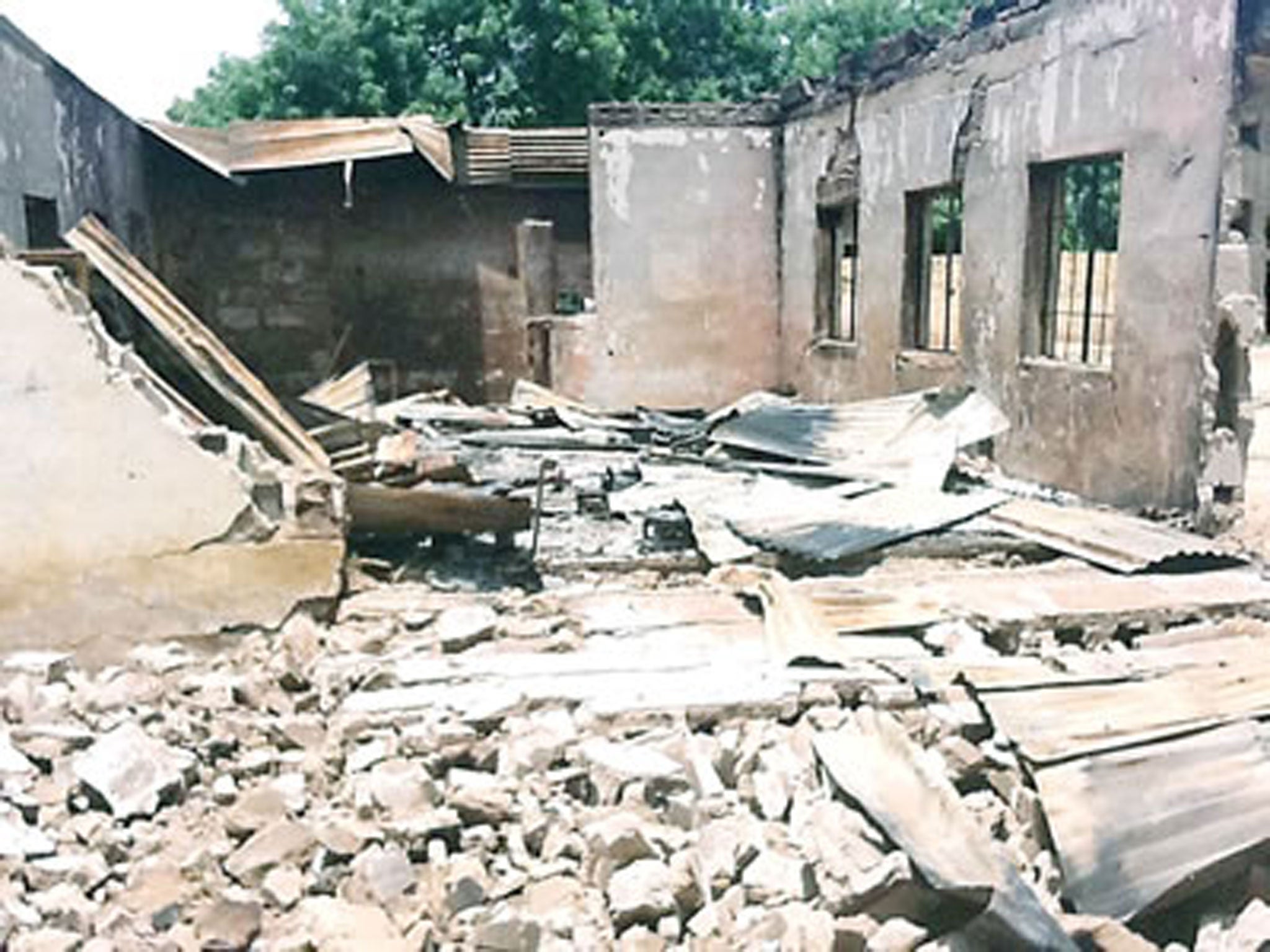 During the assault, Boko Haram Islamists marched students and staff into a dormitory, throwing explosive devices into the room with them. They then opened fire on the building and set it alight.