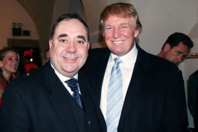 Alex Salmond and Donald Trump