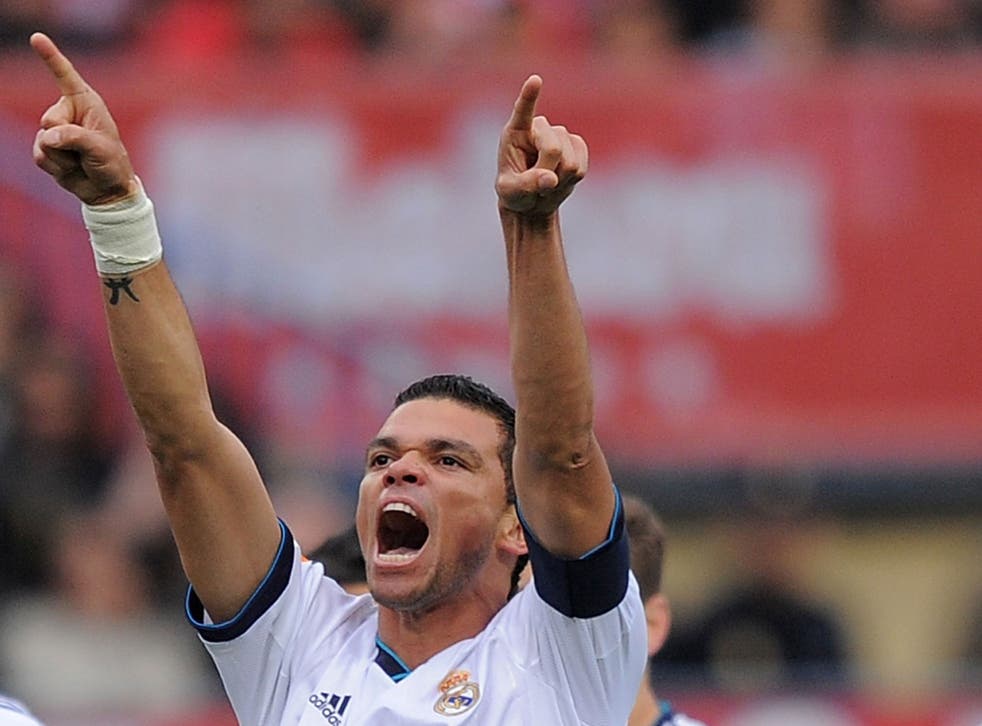 The new Real Madrid manager has refused to sanction the sale of central defender Pepe (pictured)