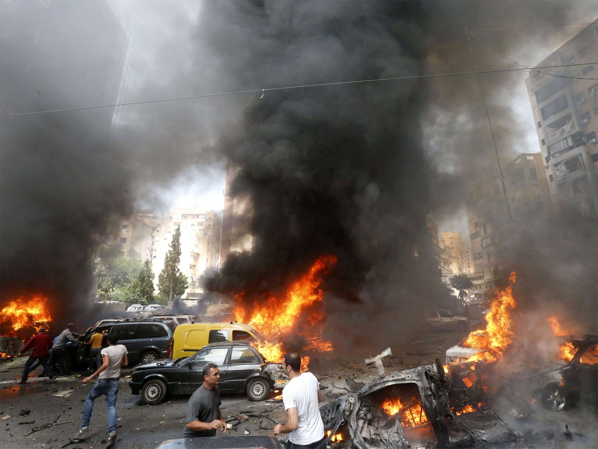 The explosion in the suburb of Beir el-Abed wounded 53 people. The blast, in Beir el-Abed, a suburb in the south of the capital, was reportedly caused by a car bomb left in a shopping centre, near offices of Hezbollah officials.