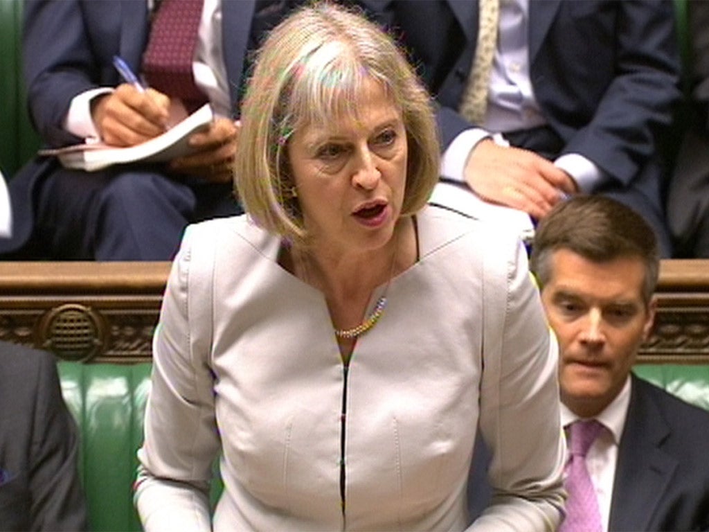 Theresa May, Home Secretary: 'We must strike the right balance between supporting law enforcement and protecting our traditional liberties'