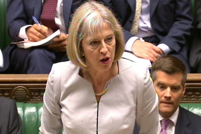 Theresa May, Home Secretary: 'We must strike the right balance between supporting law enforcement and protecting our traditional liberties'