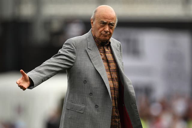 Current Fulham owner Mohamed Al Fayed could be about to sell the club