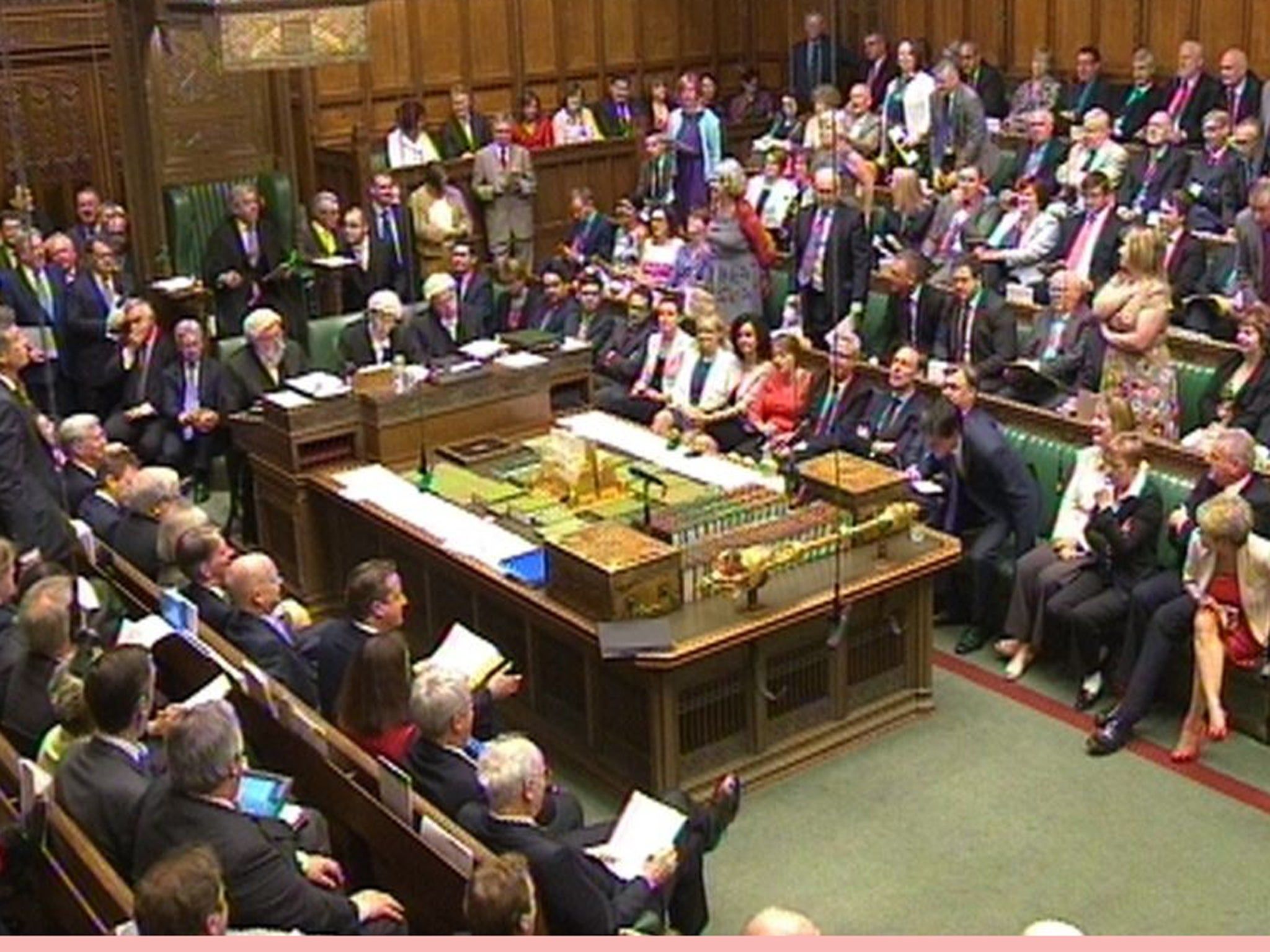 A general view during Prime Minister's Questions during bitter exchanges about Party donations