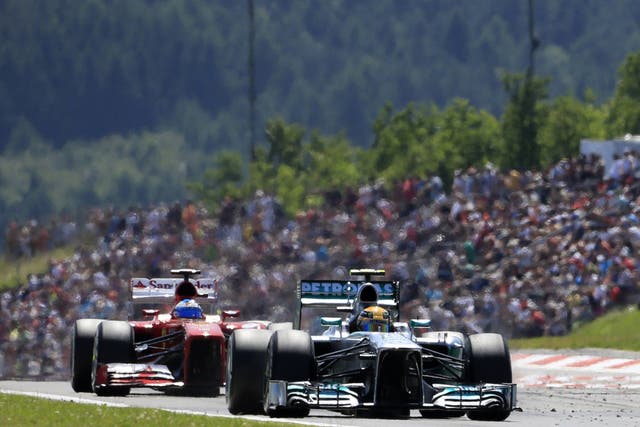 Lewis Hamilton at the German Grand Prix
