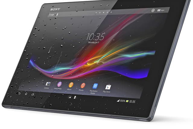 Slick and striking: the Sony Xperia Tablet Z