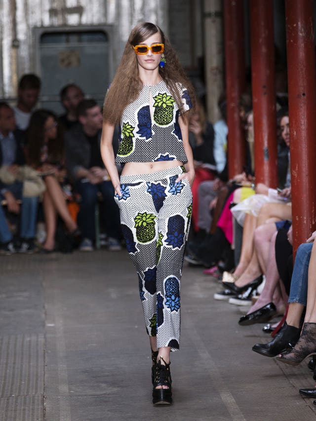 Slice it up: Moschino Cheap and Chic s/s 2013