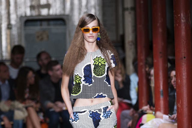 Slice it up: Moschino Cheap and Chic s/s 2013