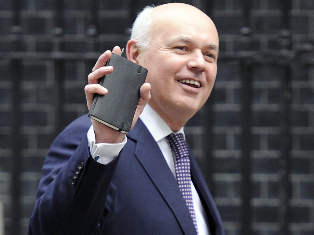 Iain Duncan Smith is facing criticism that Universal Credit leaves some families worse off