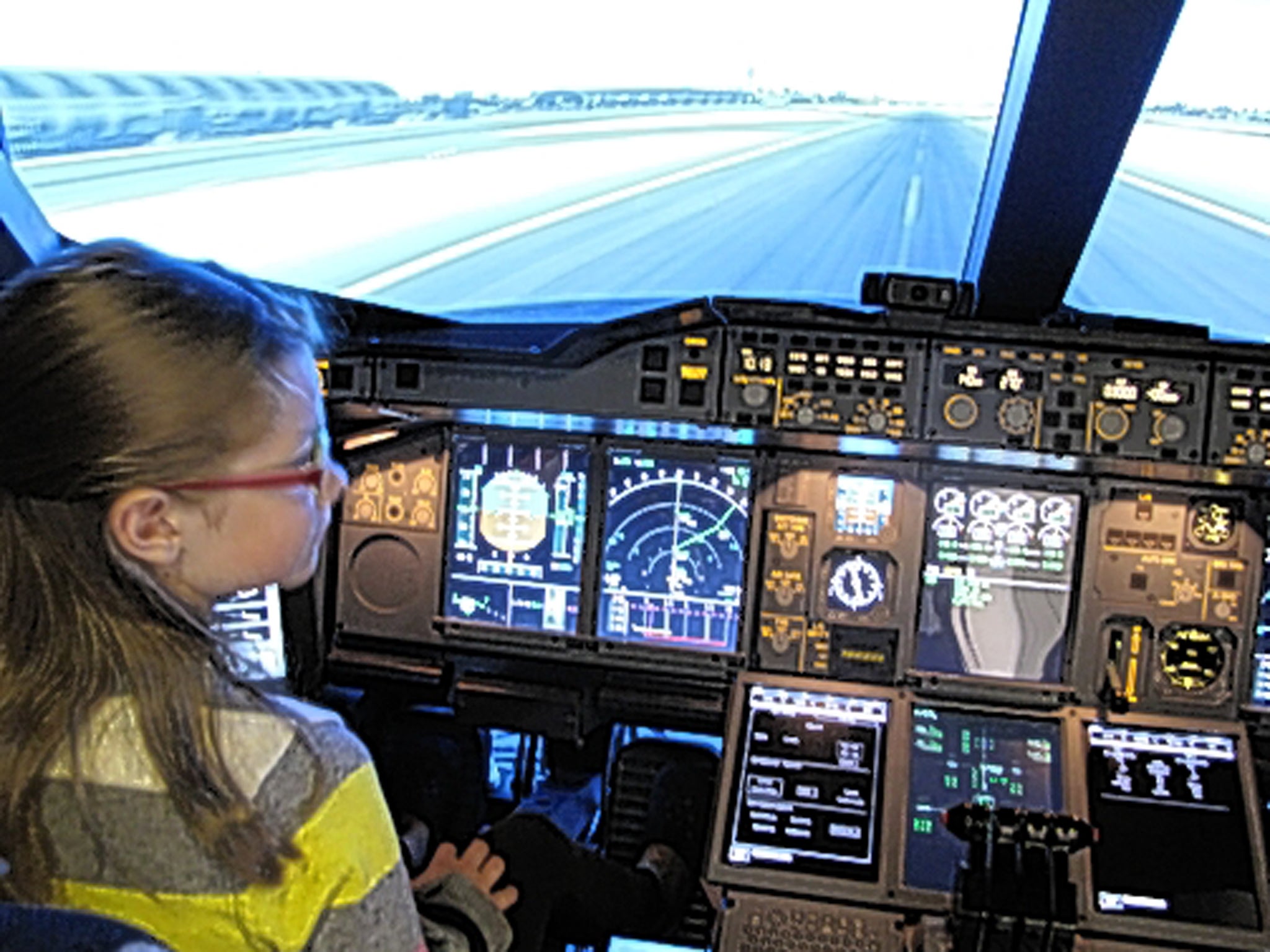 What's your vector, Victor? A young pilot takes the controls of an Airbus A380