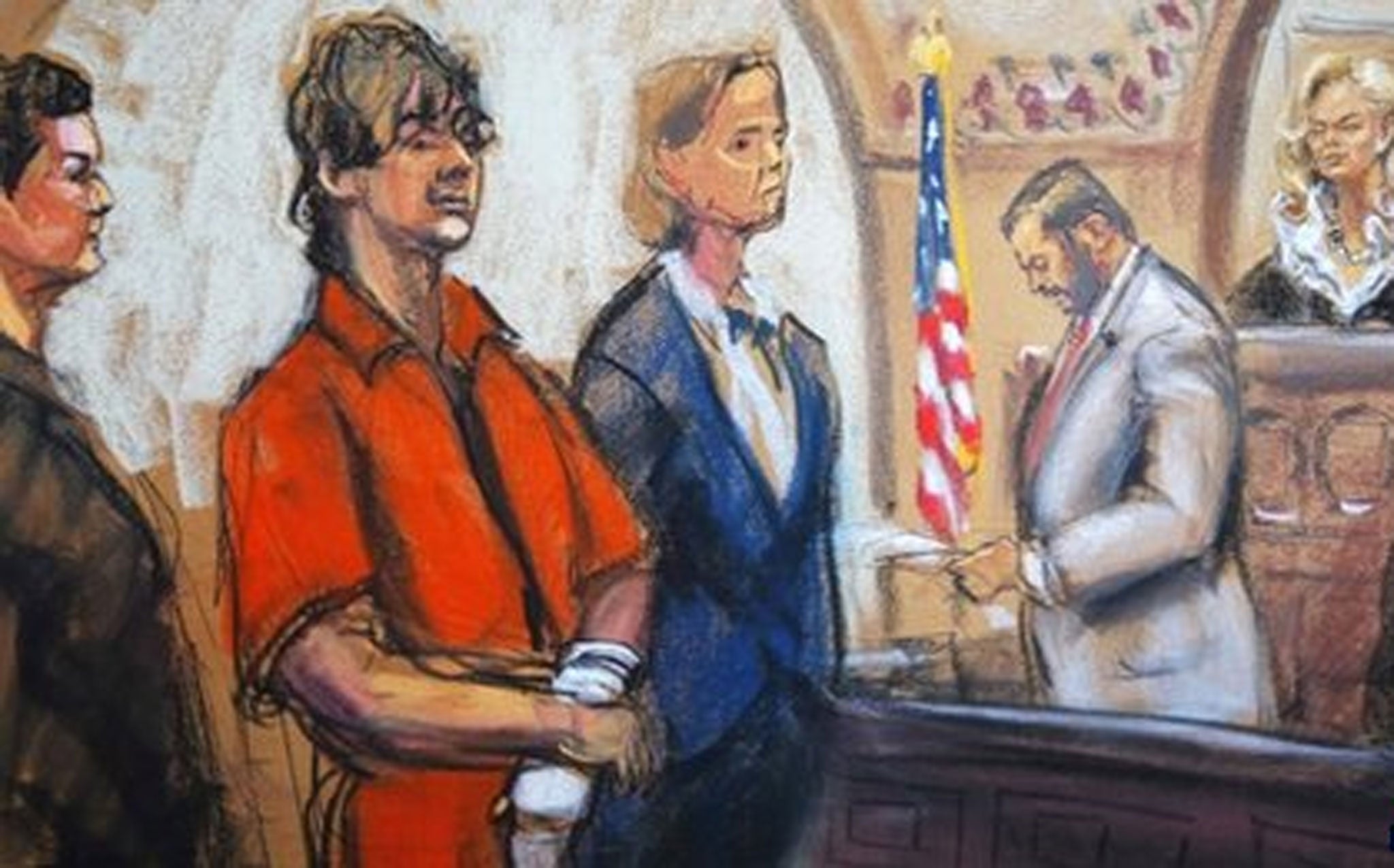 Dzhokhar Tsarnaev pleads not guilty to Boston bombing