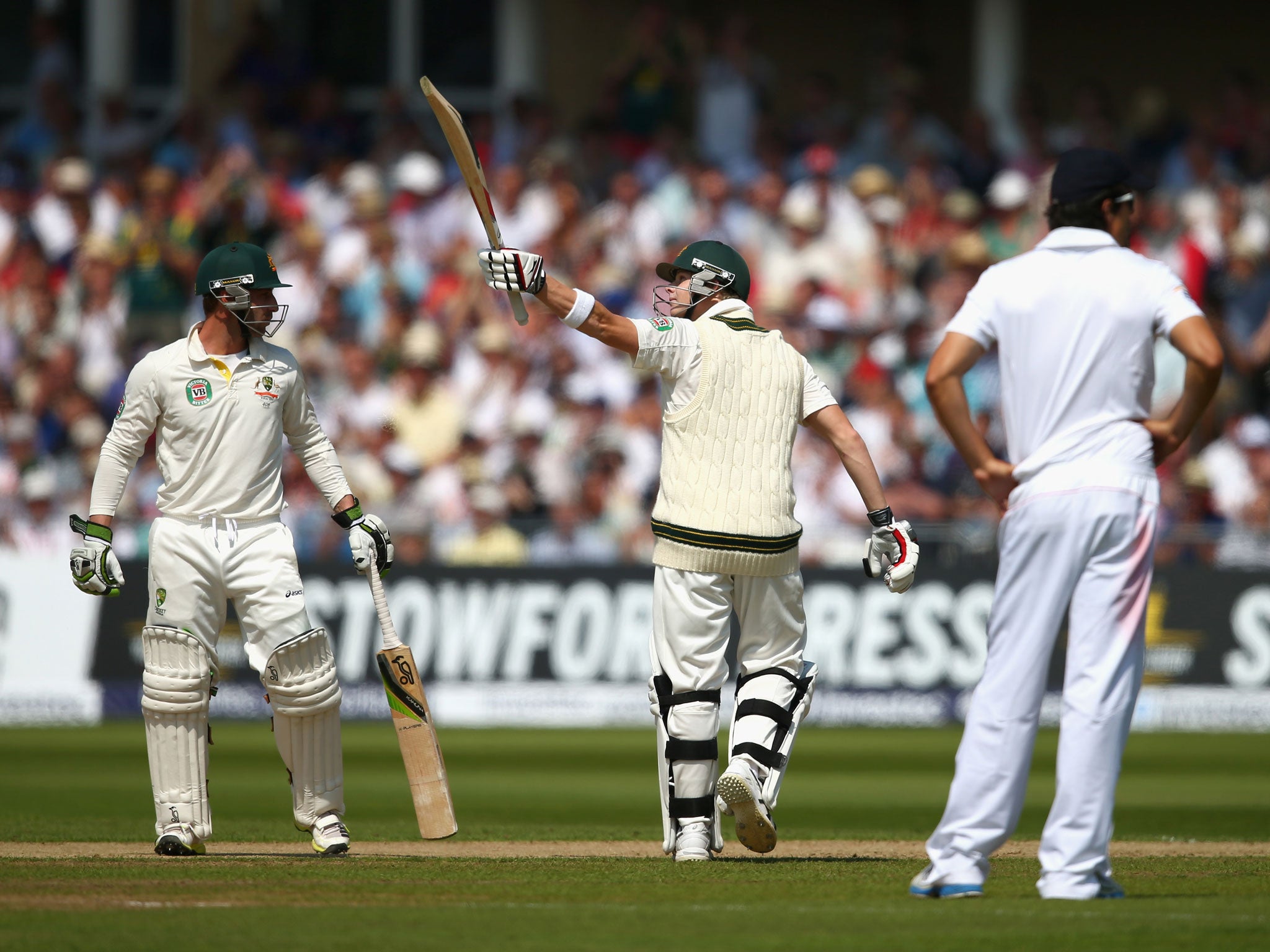 Steve Smith makes 50