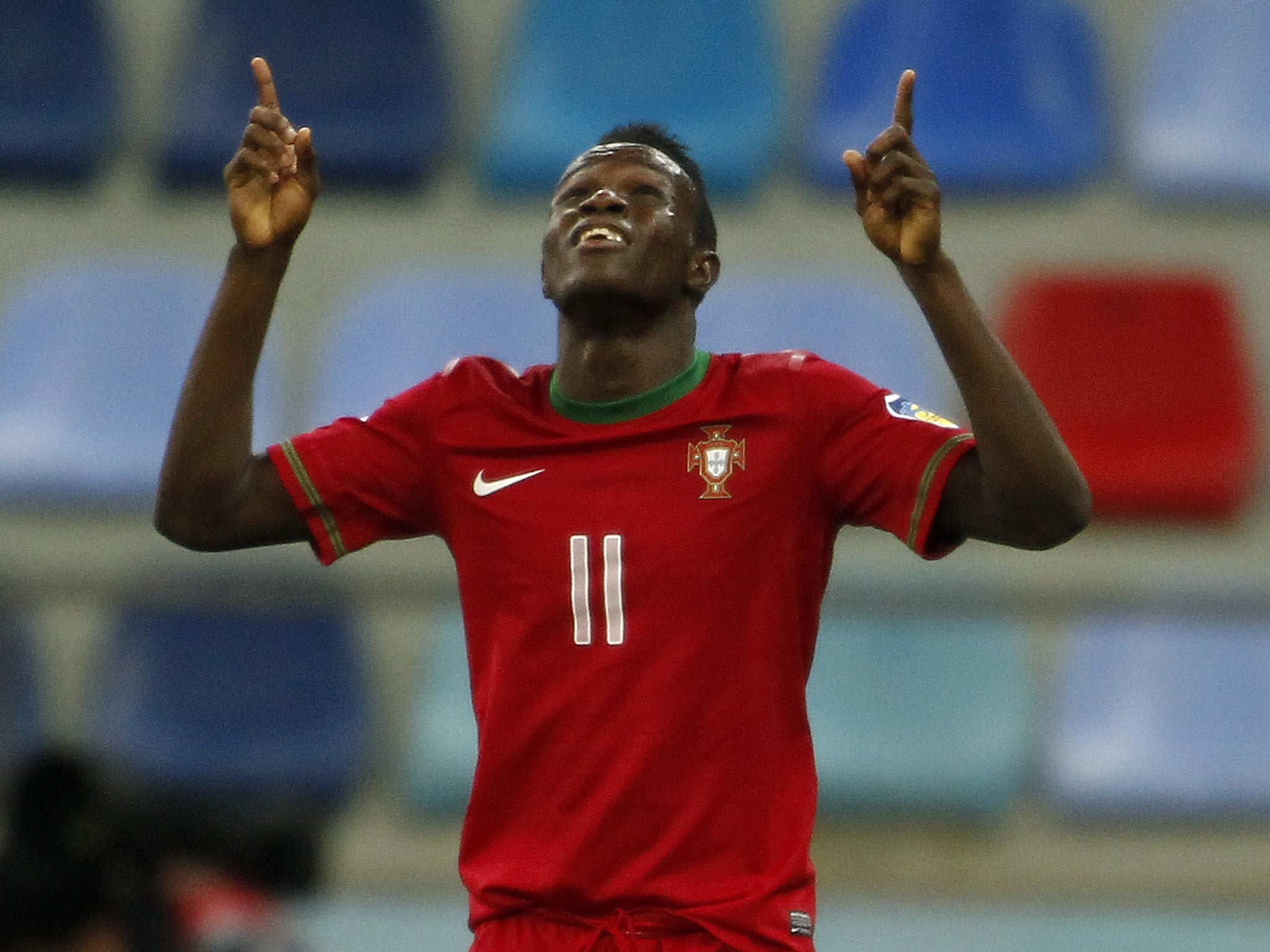 Sporting Lisbon winger Bruma in action for Portugal Under-20's in the recent U-20's World Cup