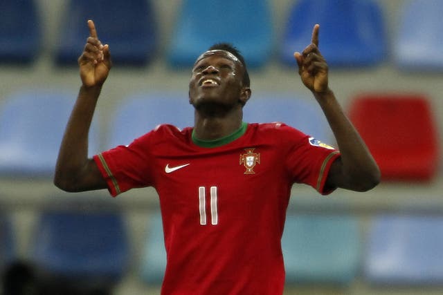 Sporting Lisbon winger Bruma in action for Portugal Under-20's in the recent U-20's World Cup