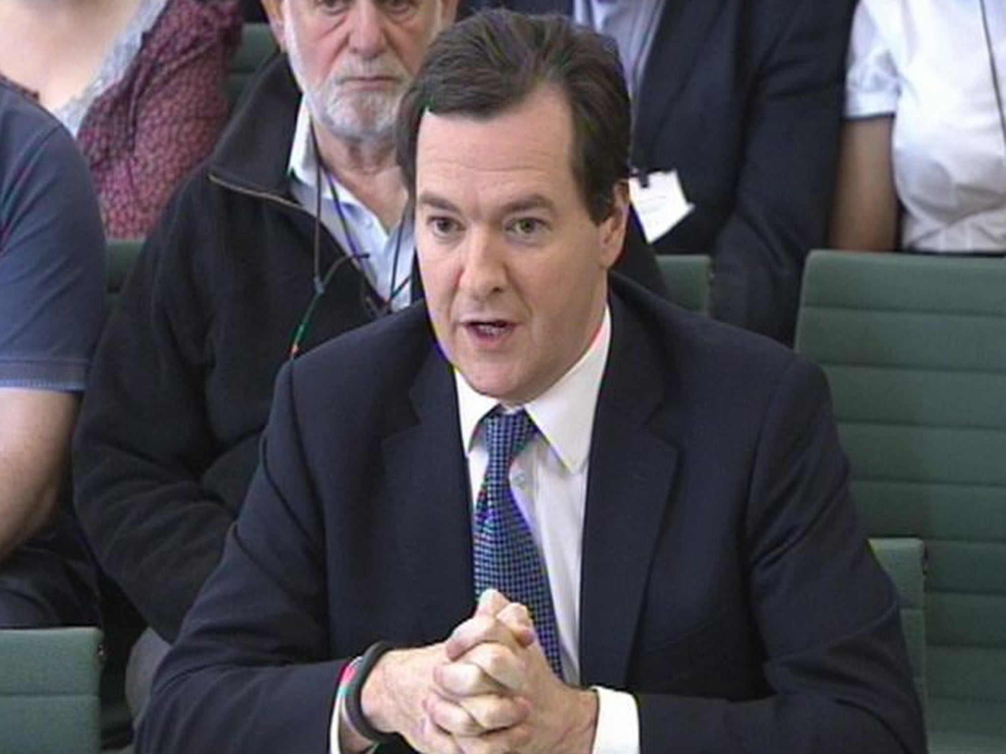 George Osborne at the House of Commons Treasury Committee