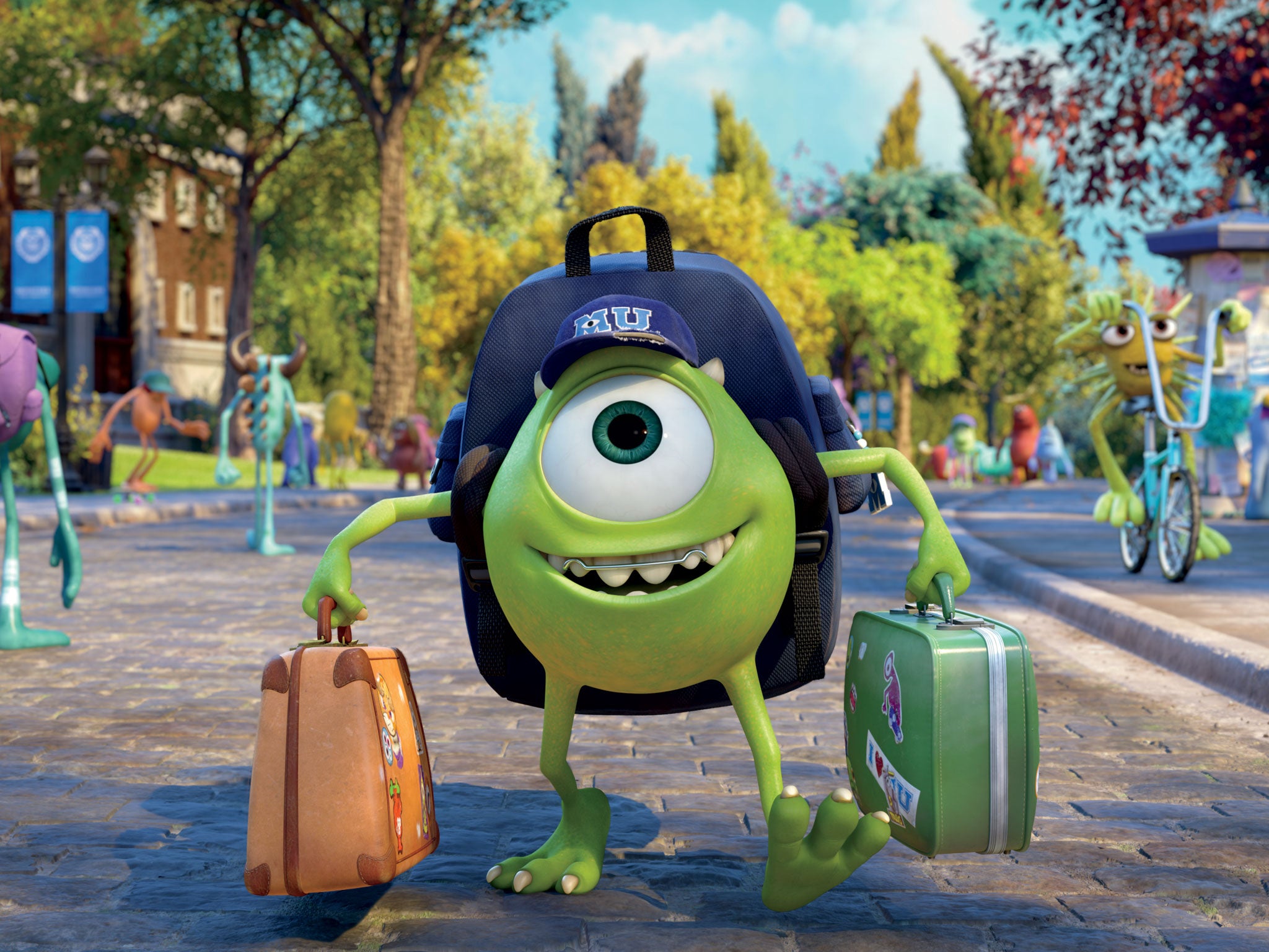 Freshers' ball: Mike Wazowski's college days are explored in 'Monsters University'