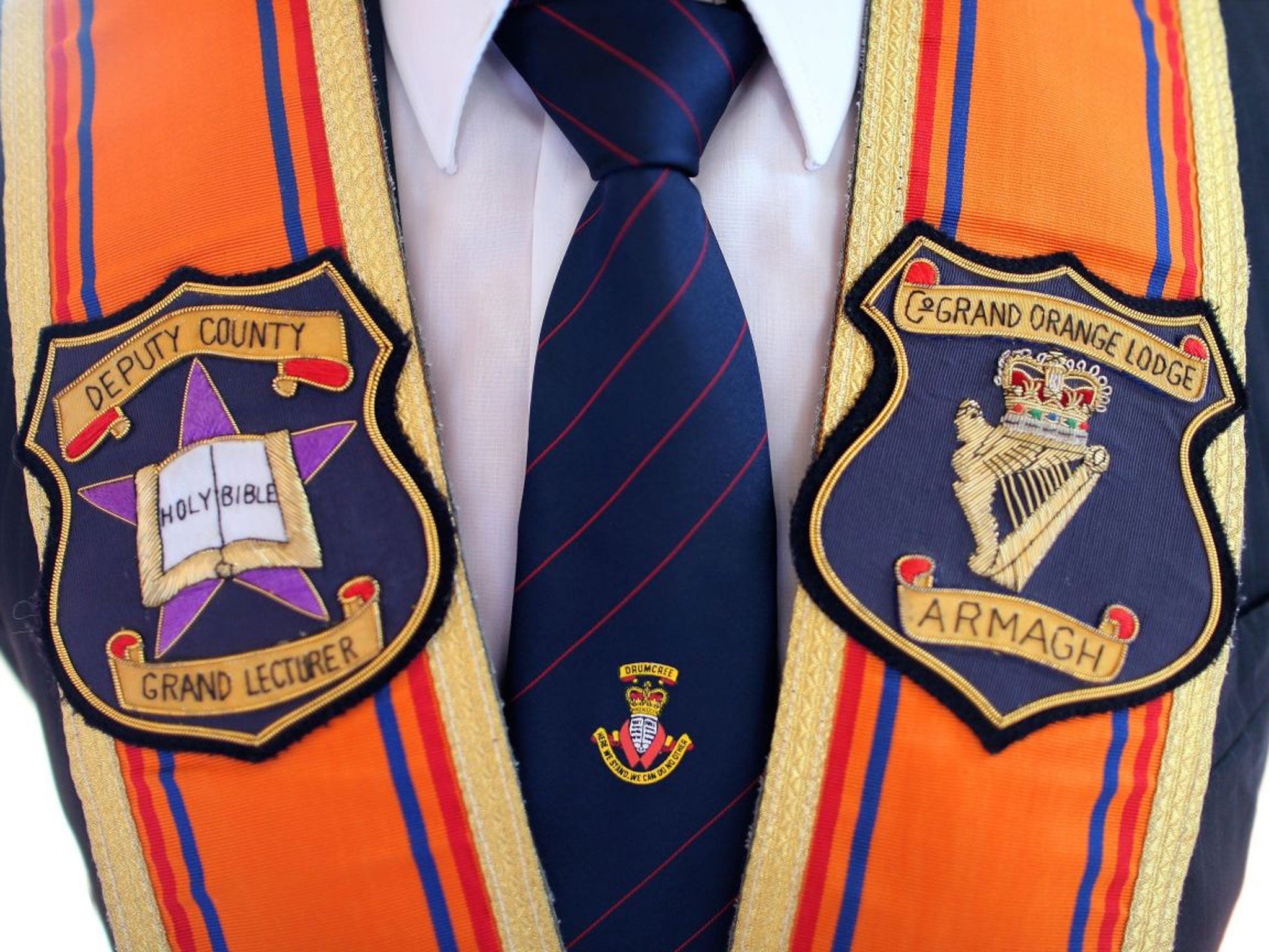 The Collerate of a Portadown District Loyal Orange Lodge No 1 member in Drumcree