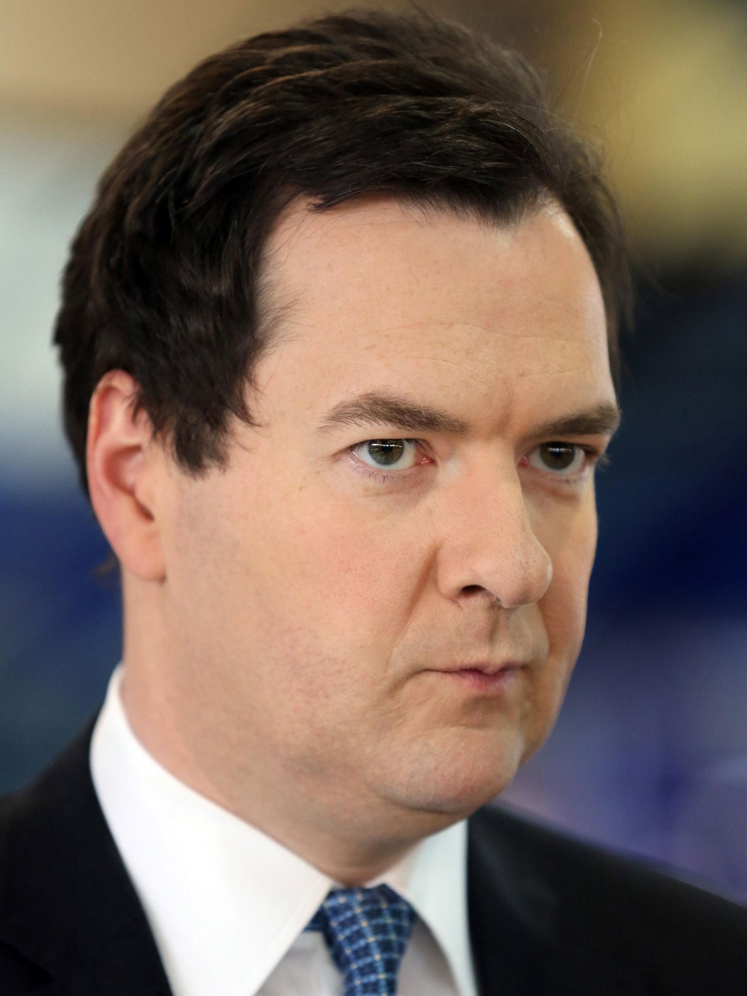Chancellor George Osborne admitted he had never been to a food bank