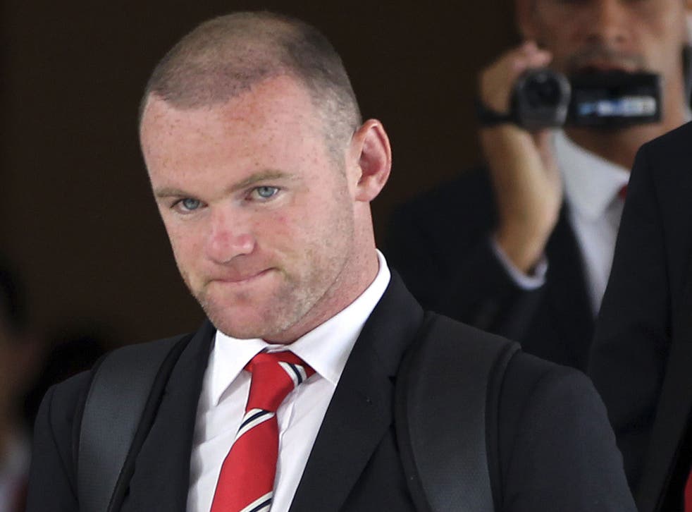 Rooney was sent home with a hamstring injury