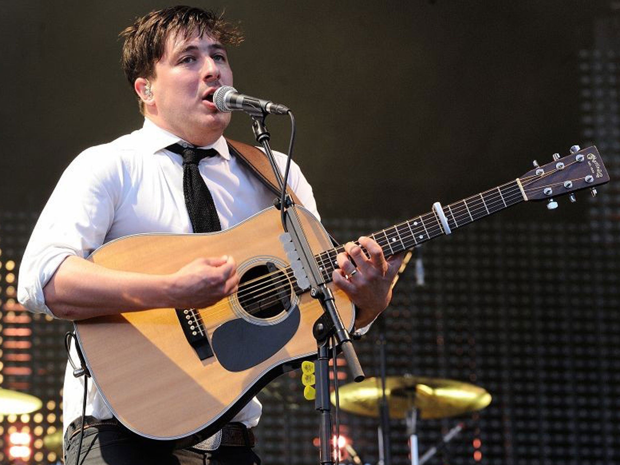 Marcus Mumford, lead singer of chart-topping Mumford and Sons
