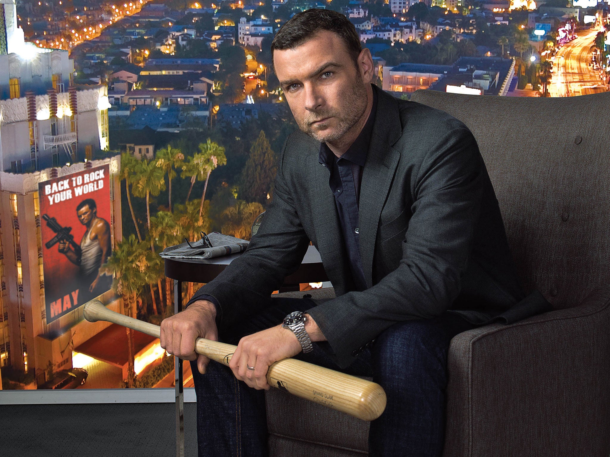 Liev Schreiber as Ray Donovan, who was a 'fixer' in Hollywood