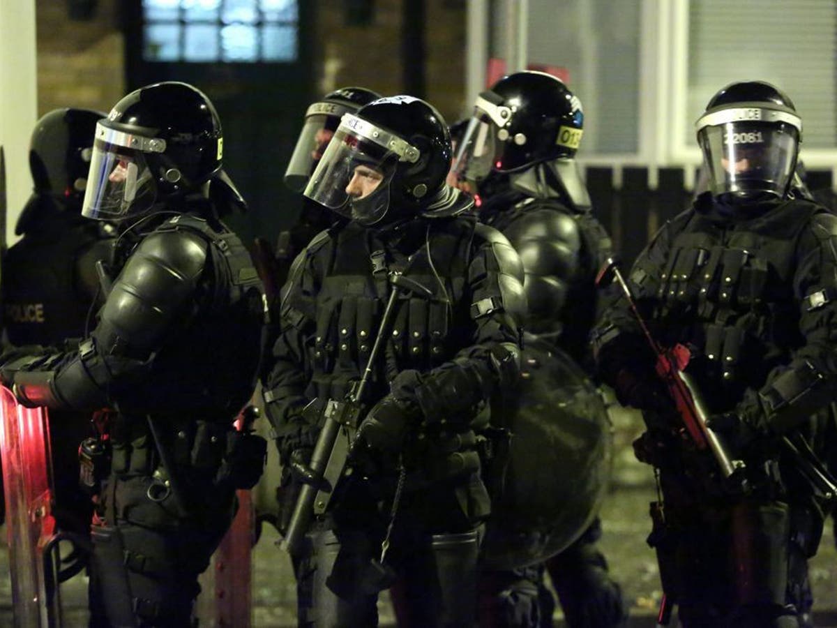 Belfast riots: Petrol bombs and bricks hurled at police as disorder ...