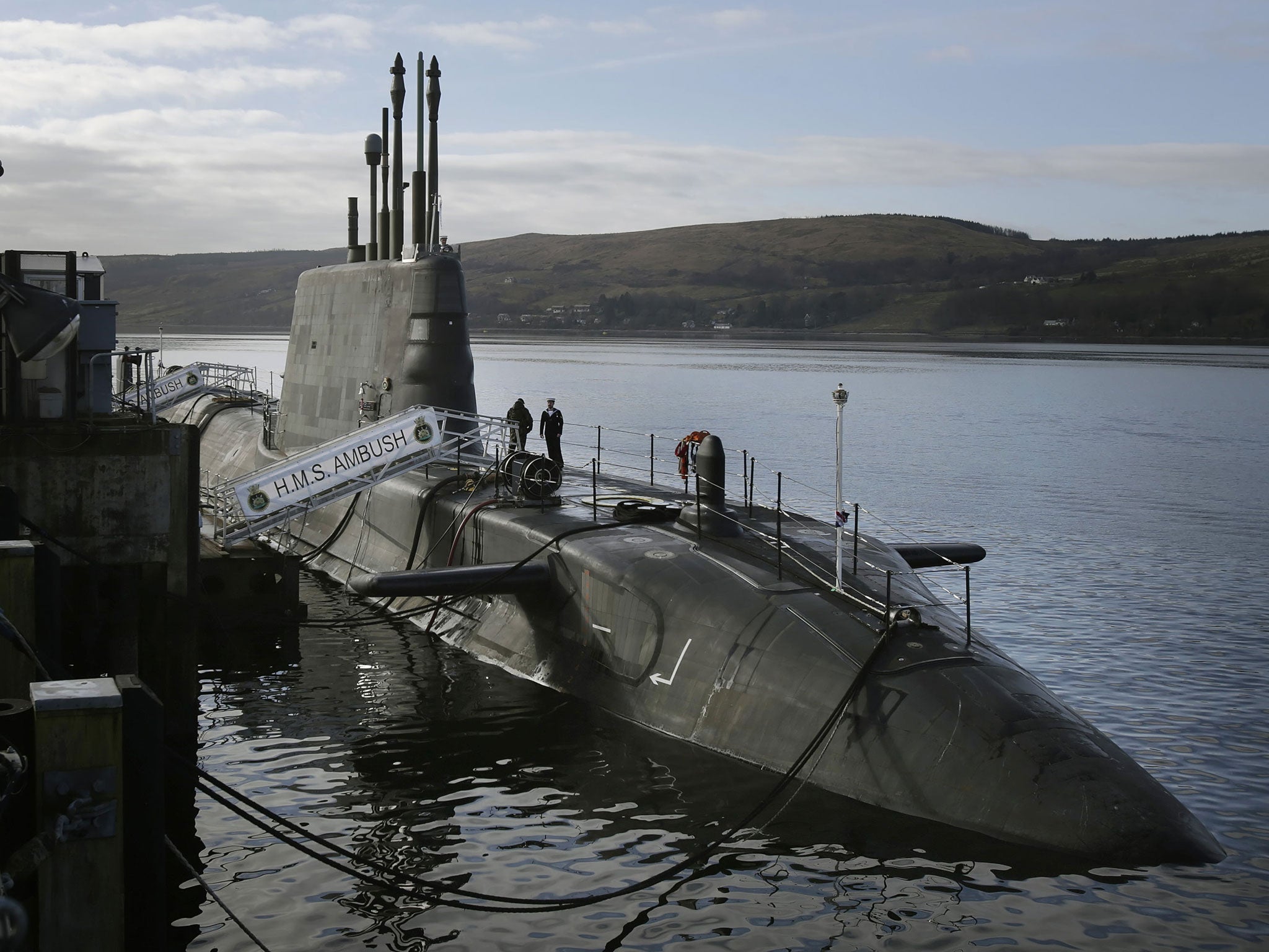 HMS Ambush, part of the current fleet of four Trident submarines