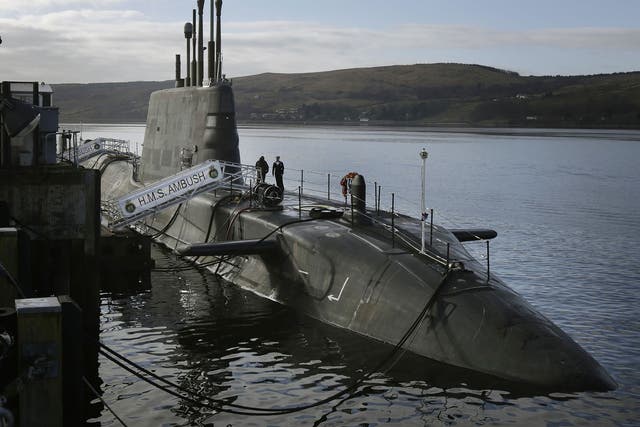 HMS Ambush, part of the current fleet of four Trident submarines