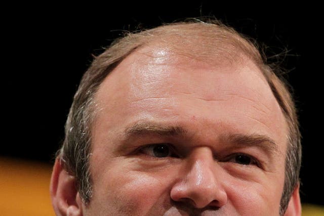 Energy Secretary Ed Davey tried he's hand at humour today at the Lib Dem conference - to a mixed reception