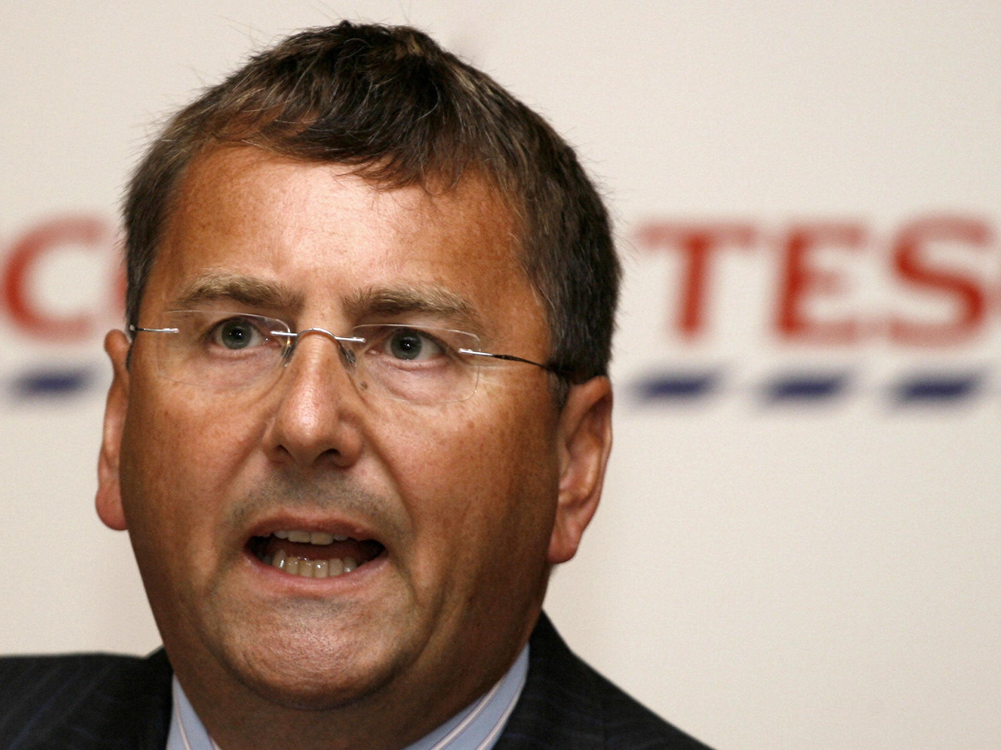 Tesco boss Philip Clarke is under pressure from investors as the supermarket continues to battle a challenging market