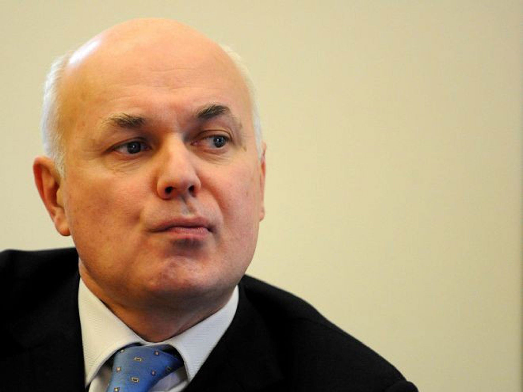 Iain Duncan Smith defended the benefit caps which will be rolled out across Britain on Monday