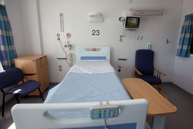 A view of a single room in the new Queen Elizabeth super hospital on June 16, 2010 in Birmingham, England.