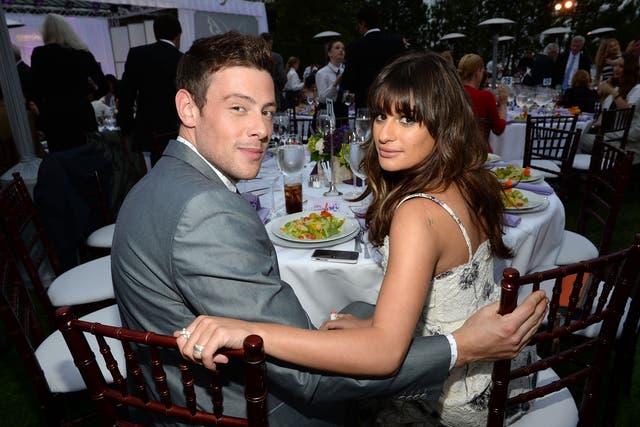 Cory Monteith and Lea Michele at the Annual Chrysalis Butterfly Ball in Los Angeles, 8 June 2013