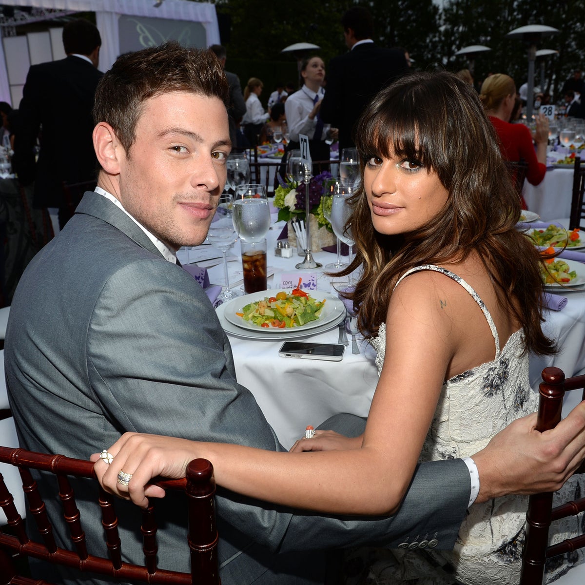 Lea Michele Honors Cory With a '5' Tattoo
