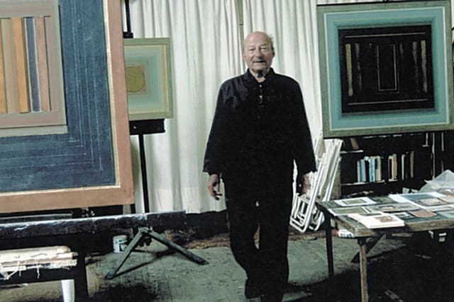 Feiler in his studio