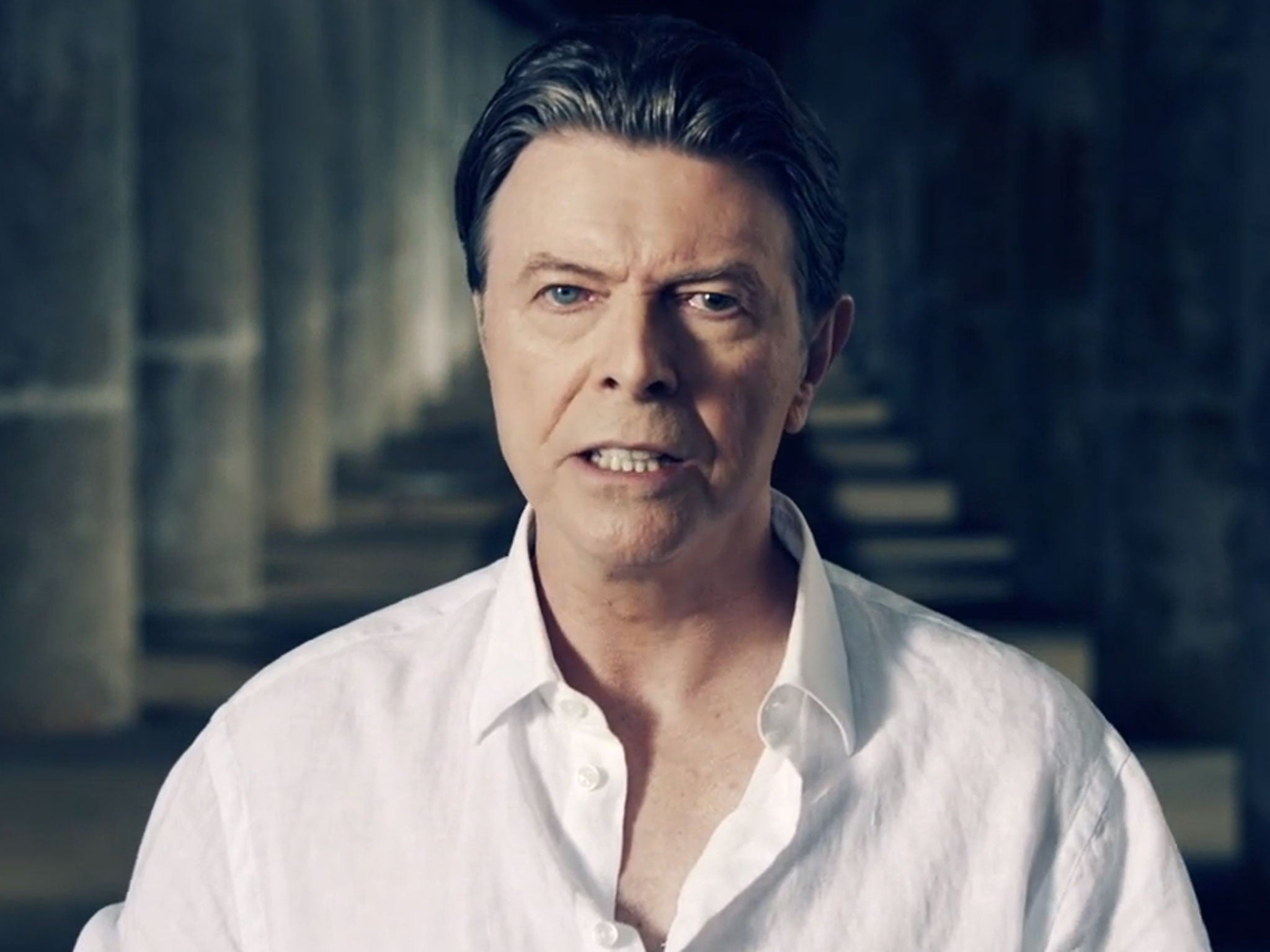 David Bowie in the video for 'Valentine's Day'