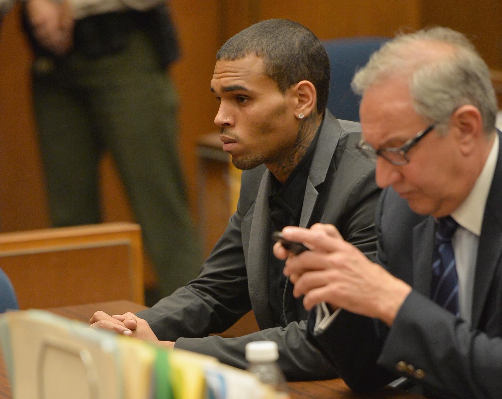 Chris Brown was back in court and agreed to complete 1,000 hours work