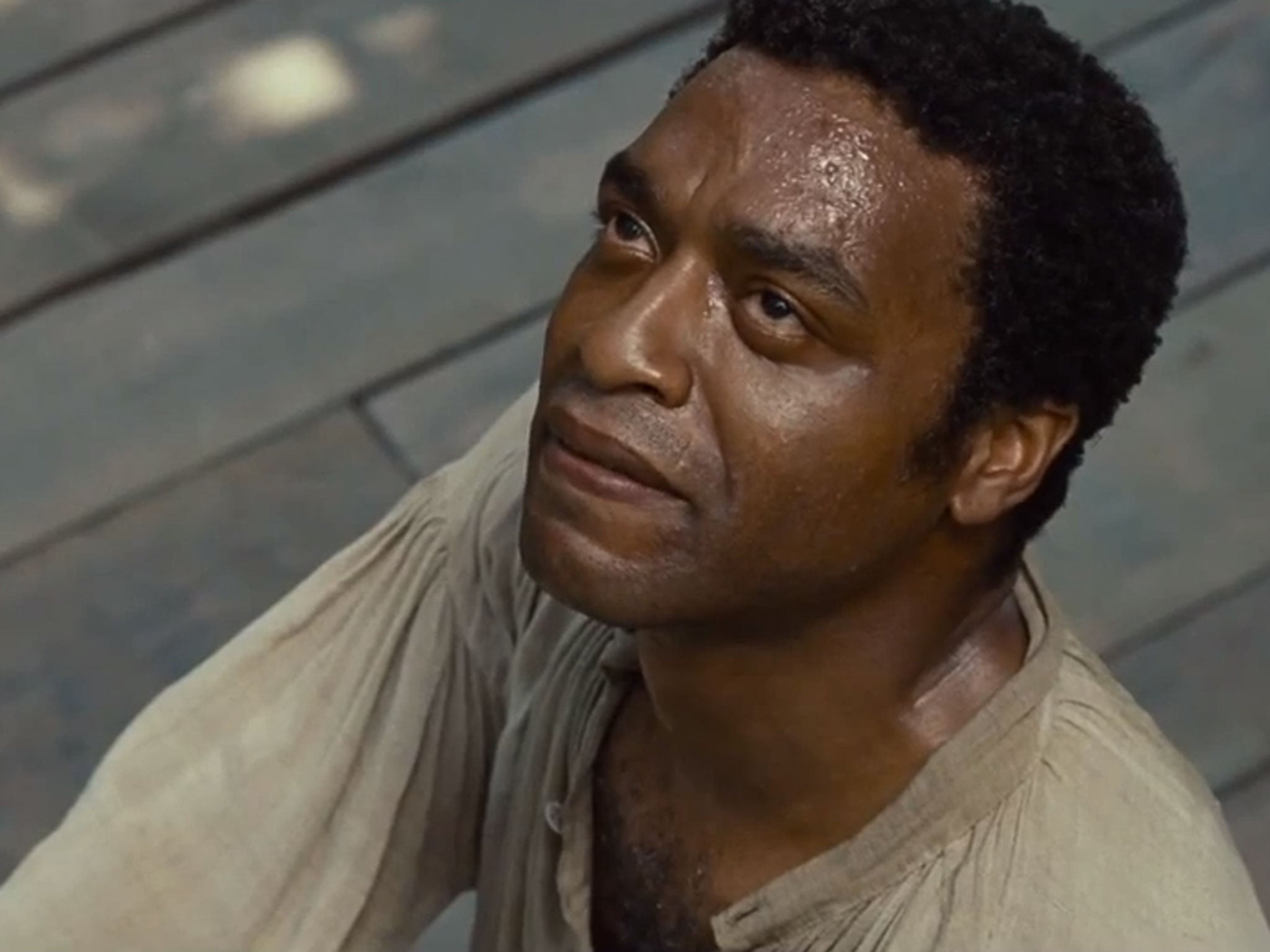 Chiwetel Ejiofor in Steve McQueen's 12 Years a Slave