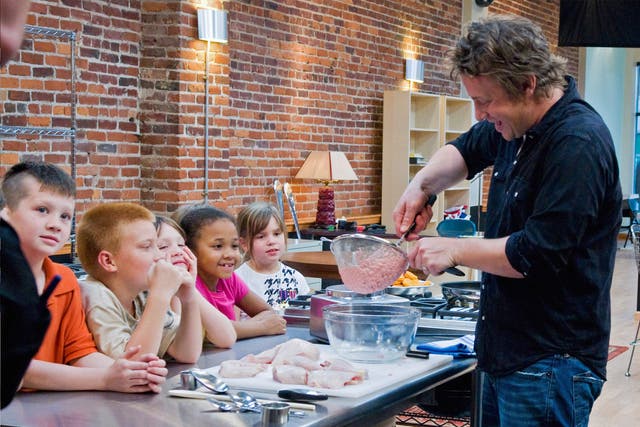 Jamie Oliver’s restaurant chain Jamie’s Italian was judged to have the healthiest children’s menu
