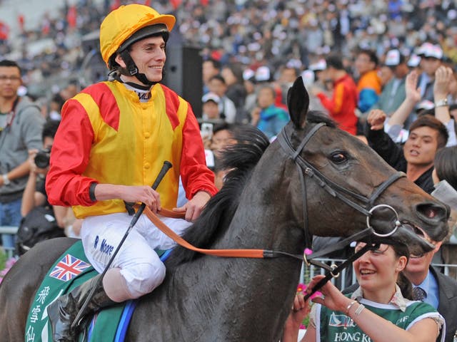 Snow Fairy won the Hong Kong Cup in 2010 with Ryan Moore on board