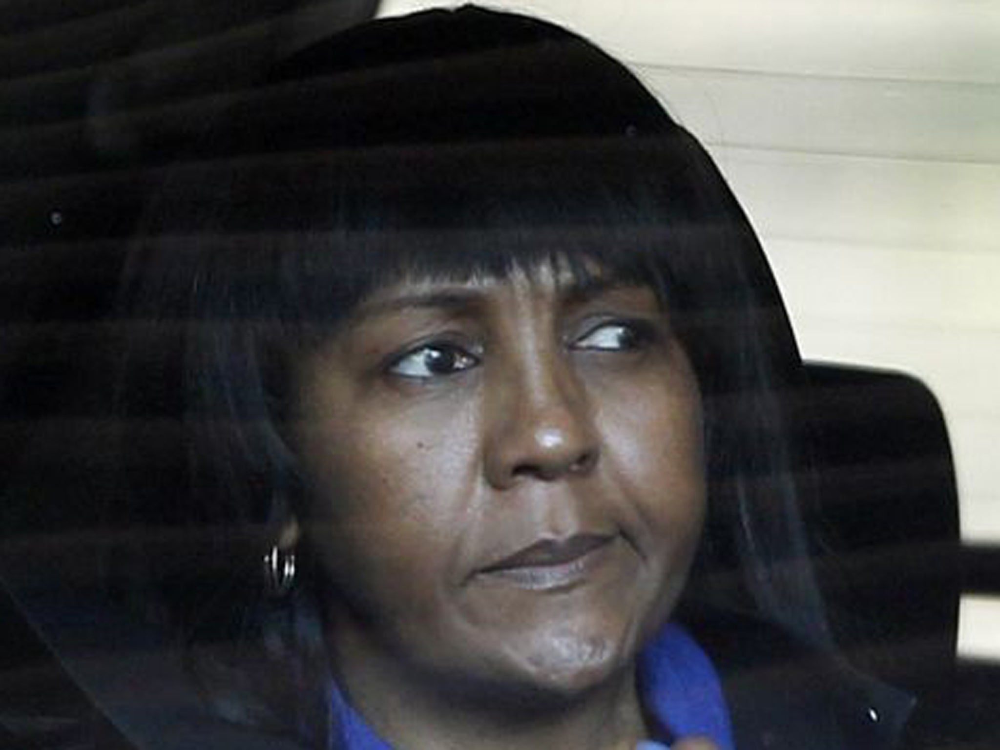 Ndileka Mandela leaves hospital after visiting her grandfather last week