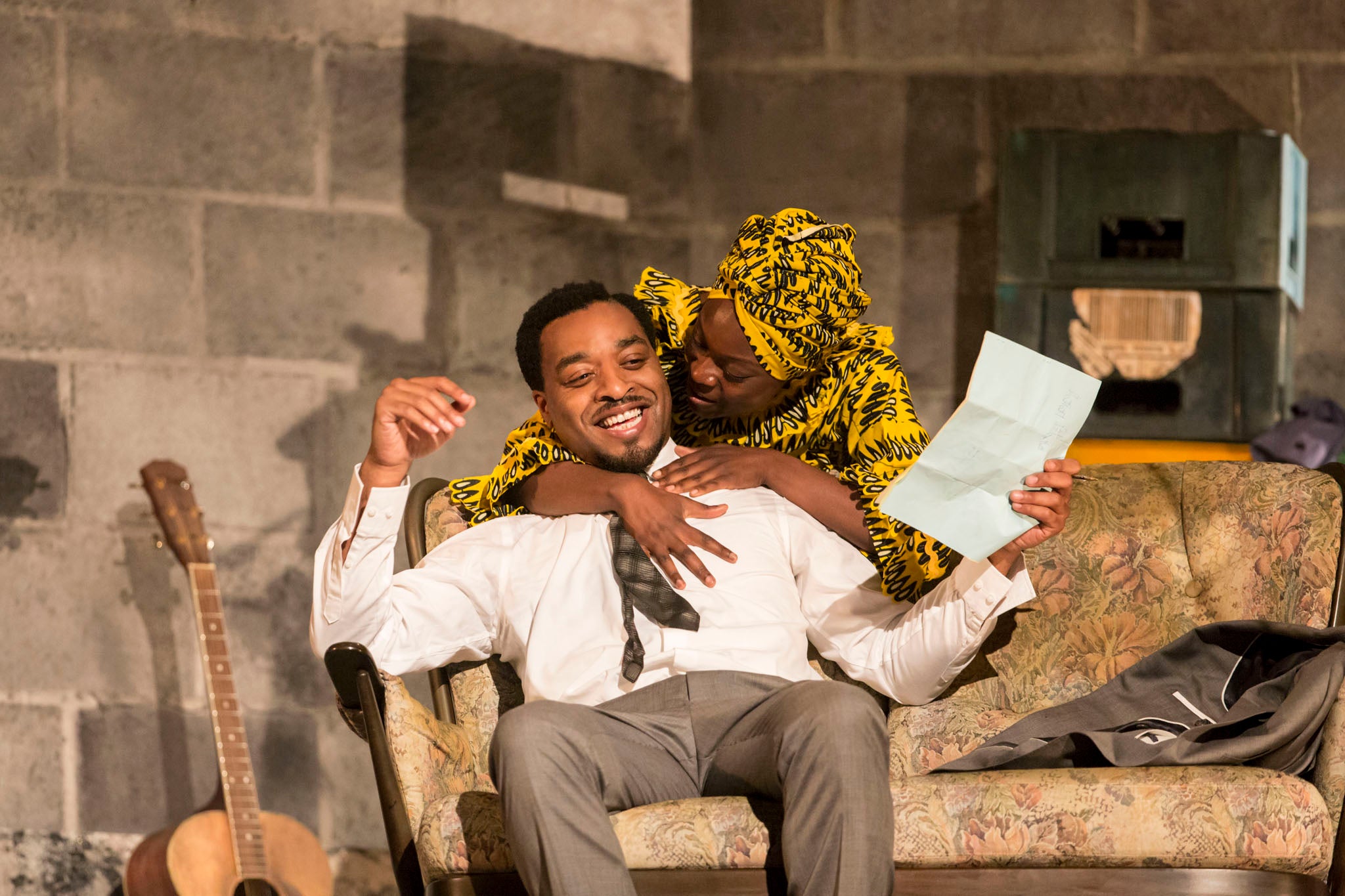 Chiwetel Ejiofor and Joan Iyiola in A Season in the Congo 