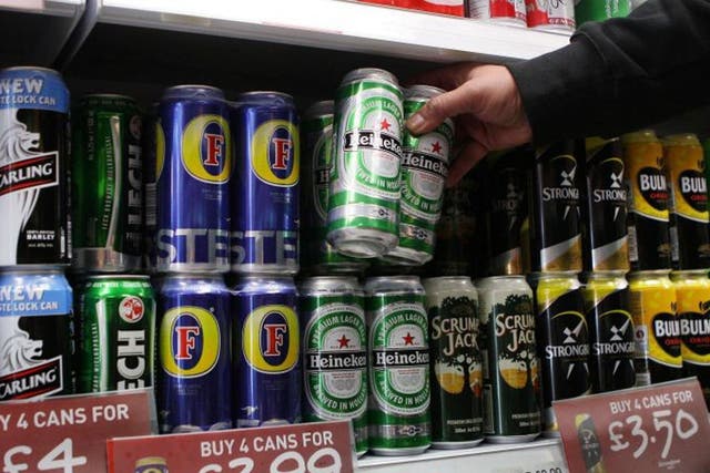 Plans to introduce minimum pricing on alcohol have now been shelved by the Government