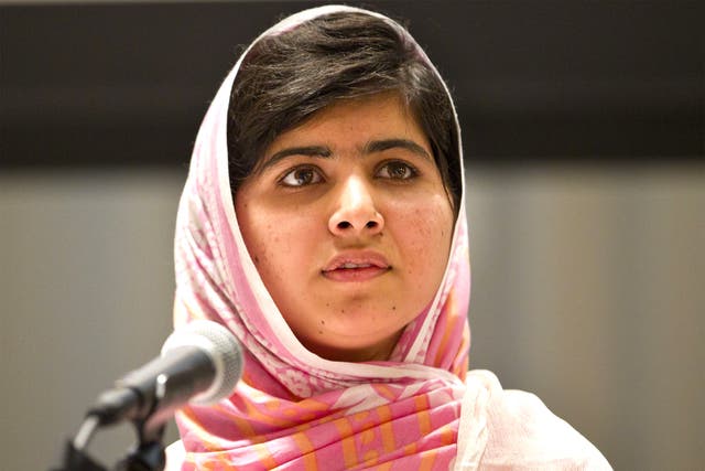 Malala Yousafzai speaking at The United Nations last week