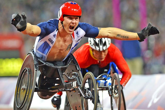 David Weir was acclaimed after winning four golds in 2012 but the Paralympics need to run alongside the able-bodied Games