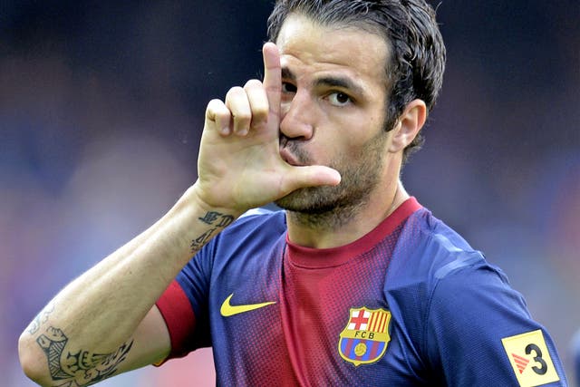 Manchester United look set to lose out on capturing Cesc Fabregas