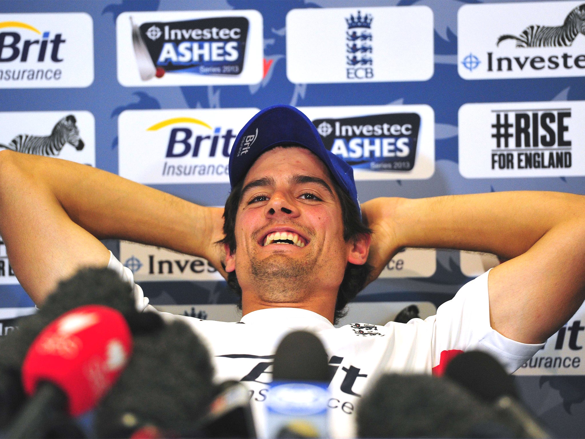 Alastair Cook was in a laid-back mood in Wednesday's press conference at Lord's