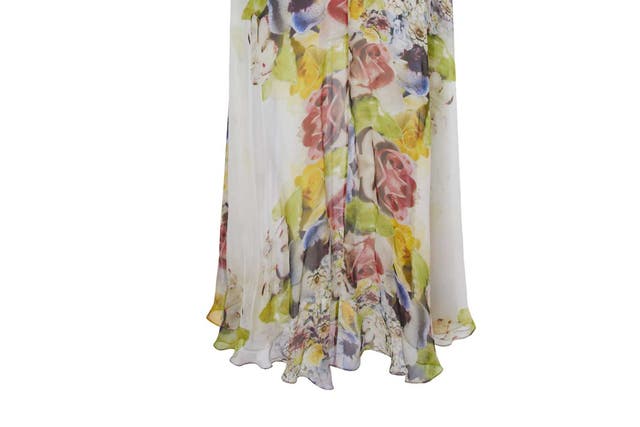 Try this floral chiffon number from Asos' Salon range for beach weddings and posh barbecues, ?100, asos.com