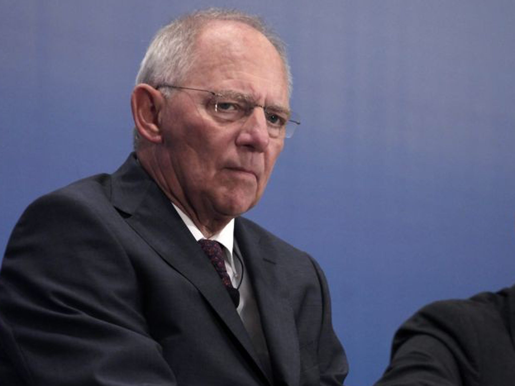 Wolfgang Schaeuble is visiting Greece, which is in its sixth year of recession, to offer a €100m for fund to promote economic growth