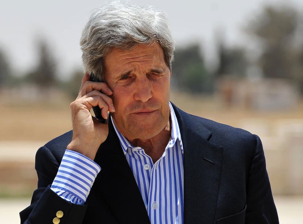John Kerry's peace talks have been blocked by Palestinian officials